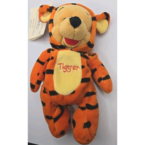 1999 Mini Bean Winnie The Pooh Bear As Tigger The Disney Store w Tag BB28 - Picture 6 of 6